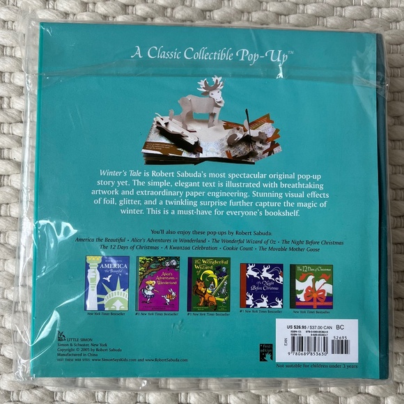 Robert Sabuda - Winter's Tale Pop-up Journey 1st Ed. 2005 NEW Original Packaging - Picture 2 of 5